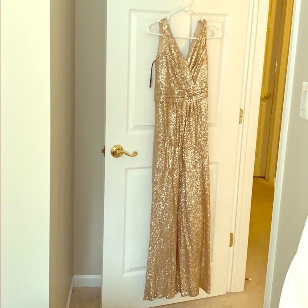 Sorella Vita dress size 8 gold sequin